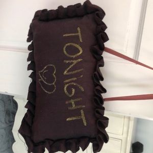 Tonight/ Not Tonight decorative pillow